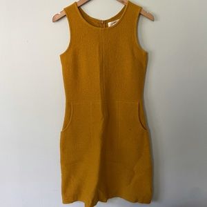 XS Golden Wool Dress by Sparrow
